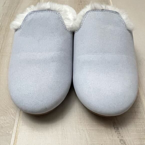 Haven Well Within Slippers Women’s Sz 10 100% Suede Leather with Faux Fur lining - Picture 2 of 9